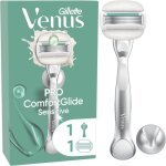 Rasoir pour femmes pro comfortglide sensitivemanche cartouche de recharge a 5 lames et bande lubrifiante ...