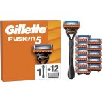 Rasoir gillette fusion5 homme r�utilisable 12 cartouches 5 lames confort