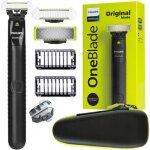 Rasoir hybride - philips - oneblade qp1424 10 - lame skinprotect qp229 52 - femme - etui voyage