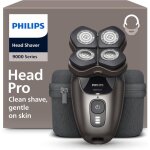 Rasoir philips head shaver pro 9000 hs9980 / 15 - t�te flexible 360� lames comfortcut