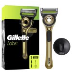 Rasoir rechargeable gillette labs gold h + 1 + support mural
