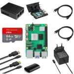 Raspberry pi 5 8 go starter kit avec 64go carte sd raspberry pi 5 8gb ram pi 5 botier cbles hdmi 27w ...
