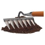 Rteau de dsherbage scarificateur en mtal - robuste et facile  utiliser - garantie 2 ans