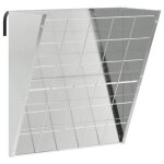 R�telier � foin suspendu - vidaxl - argent - acier galvanis� - 61x33x66 cm - r�sistant aux intemp�ries ...