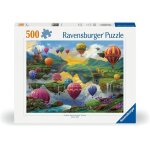 Puzzle - ravensburger - vall�e des montgolfi�res - 500 pi�ces - 49 x 36 cm - id�al pour la famille