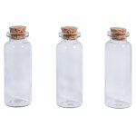 Rayher hobby - 46295000 - rayher flacon de verre avec couvercle en liege - 2 3cm - transparent