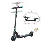 Rcb trottinette �lectrique 250w ? 55 pneus ? 20 km / h ? pliable ? autonomie 12 - 16 km ? bleu