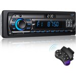 Rds autoradio bluetooth 5. 0poste radio avec lcd affichage horloge7 couleurs clairage4x65w autoradio ...