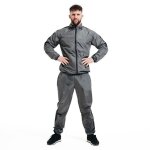 Rdx combinaison de surv�tement anti - d�chirure fitness mma running veste et pantalon homme / femme gris ...