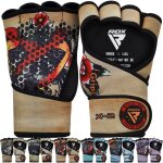 Rdx gants d?halt�rophilie fitness rembourr�s l / xl paume antid�rapante �lastiques pour entra�nement ...