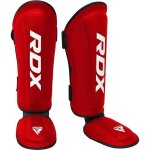 Protège - tibias - rdx - maya - cuir - rouge - mixte - sports de combat Protège - tibias - rdx - maya - cuir - rouge - mixte - sports de combat