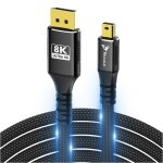 Reagle mini displayport dp 1. 4 pro 8k 4k 144hz thunderbolt cble de 1. 5m