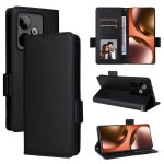 Pour realme gt7 5g housse tlphone flip en pu cuir housse de protection en cuir business antichoc noir ...