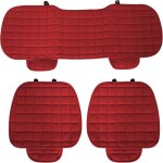 Rebeca shop - housse de sige auto universelle 3 pices 2 avant et 1 arrire couleur rouge cod. ls024 ...