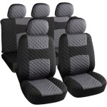 Rebeca shop - housses de sige de voiture universelles avant et arrire en polyester mod. a20 gris / ...