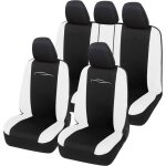 Rebeca shop - housses de sige de voiture universelles paire avant en 210 gambardine mod. ls01 noir / ...