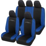 Rebeca shop - housses de si�ge de voiture universelles paire avant en 210 gambardine mod. ls01 noir / ...