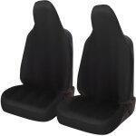 Rebeca shop - housses de sige de voiture universelles paire avant en polycoton pour twingo noir