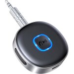 Recepteur bluetooth 5. 3 voiture aux adaptateur jack 3. 5mm appel mains libres & double connexion autonomie ...