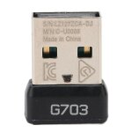 Récepteur de souris usb pour logitech g703 pour souris sans fil lightspeed adaptateur de souris portable ... Récepteur de souris usb pour logitech g703 pour souris sans fil lightspeed adaptateur de souris portable ...