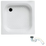 Receveur de douche carr� karen 70x70 profondeur 15 + siphon