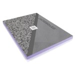 Receveur douche à carreler aqua avec écoulement centré - 1200 x 900 x 40 mm Receveur douche à carreler aqua avec écoulement centré - 1200 x 900 x 40 mm