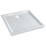 Allia receveur bastia cramique 90x90 extra - plat  encastrer bord aminci prsentant un accs avec un ...