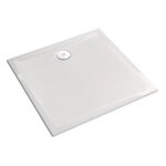 Receveur de douche à encastrer - allia - prima céramique 90x90 - traitement antigliss pn18 - bords amincis ... Receveur de douche à encastrer - allia - prima céramique 90x90 - traitement antigliss pn18 - bords amincis ...