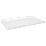 Receveur de douche avec picots bac de douche - blanc 80x120x4 cm abs smgcc266107