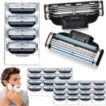 Recharges de lames de rasoir mach 3 32 pi�ces lames de rasoir mach 3 hommes lame de rasoir mach 3 mach ...