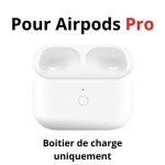 Rechargez vos airpods pro en toute libert ? botier de charge sans fil avec led ? tui pratique & lgant ...
