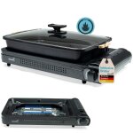 R�chaud � gaz 1 feu avec sauteuse et couvercle - skandika brann xl - allumage piezo - puissance r�glable ...