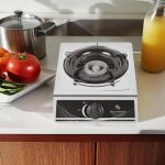 R�chaud � gaz m�tal - 1 br�leur - r�chaud gaz portable - butane propane compatible gpl 2800pa