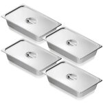 Récipient inox - vevor - récipient inox pour bain - marie 08 mm dépaisseur - pour chauffe - plats stockage ... Récipient inox - vevor - récipient inox pour bain - marie 08 mm dépaisseur - pour chauffe - plats stockage ...