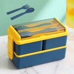 Récipient de stockage des aliments pour enfants boîte à lunch micro - ondes boîte à bento bleu Récipient de stockage des aliments pour enfants boîte à lunch micro - ondes boîte à bento bleu