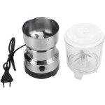 Rectifieuse en acier inoxydable - moulin à épices électrique domestique - prise ue 220v Rectifieuse en acier inoxydable - moulin à épices électrique domestique - prise ue 220v
