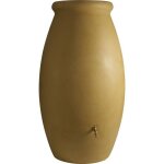Rcuprateur d'eau jarre roto moul - belli - 1000 l - beige