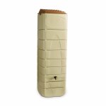 Rcuprateur deau mural naussac 650l beige avec kit raccord chneau inclus