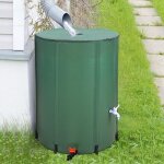 Rcuprateur deau de pluie pliable 380 l cuve eau jardin - 70 x 98 cm