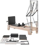 Reformer pilates - duoku - s800 - xb - charge 18144 kg - double r�sistance - bo�te et planche de saut ...
