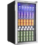R�frig�rateur � boissons 91l - mini frigo - euhomy 126 canettes - ventil� � d�givrage automatique - argent ...