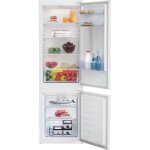 Rfrigrateur combin intgrable beko bcha275k41sn - 262l - blanc