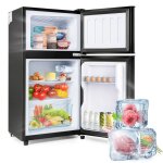 Rfrigrateur 60 litres 38l + 22l rfrigrateur conglateur  double porte 102 kwh / an frigo a clairage ...
