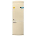 Cecotec r�frig�rateur r�tro bolero coolmarket combi origin 294 + beige e
