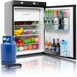 Réfrigérateur à gaz avec congélateur - smad - 12v / 220v / gaz - 100l - - camping maison Réfrigérateur à gaz avec congélateur - smad - 12v / 220v / gaz - 100l - - camping maison