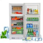 R�frig�rateur � gaz - smad - 185l - 12v / 220v / gpl - r�frig�rateur cong�lateur - porte r�versible - ...