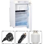 R�frig�rateur � gaz - smeta - 12v / 220v / gaz - 100 litres - avec compartiment cong�lateur - r�frig�rateur ...