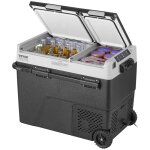 R�frig�rateur portable 58 l - vevor - mini frigo de voiture su roulettes 12 v - pour maison camion bateau ...