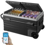 Réfrigérateur portable à compression 115 l double zone - vevor - glacière à double zone - pour camion ... Réfrigérateur portable à compression 115 l double zone - vevor - glacière à double zone - pour camion ...
