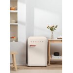 Rfrigrateur rtro - 107l - multicolore - 4 toiles - 1 tiroir conglateur